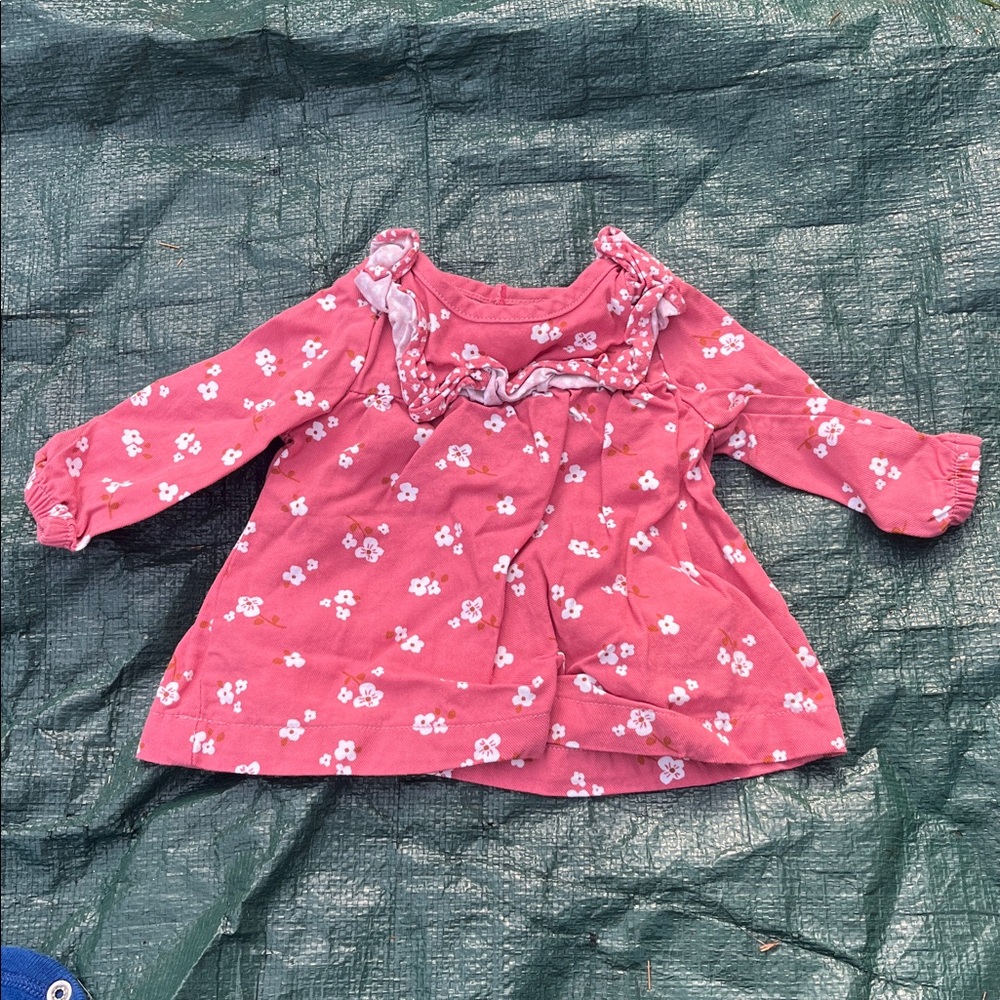 Carter's Pink Floral Baby Outfit